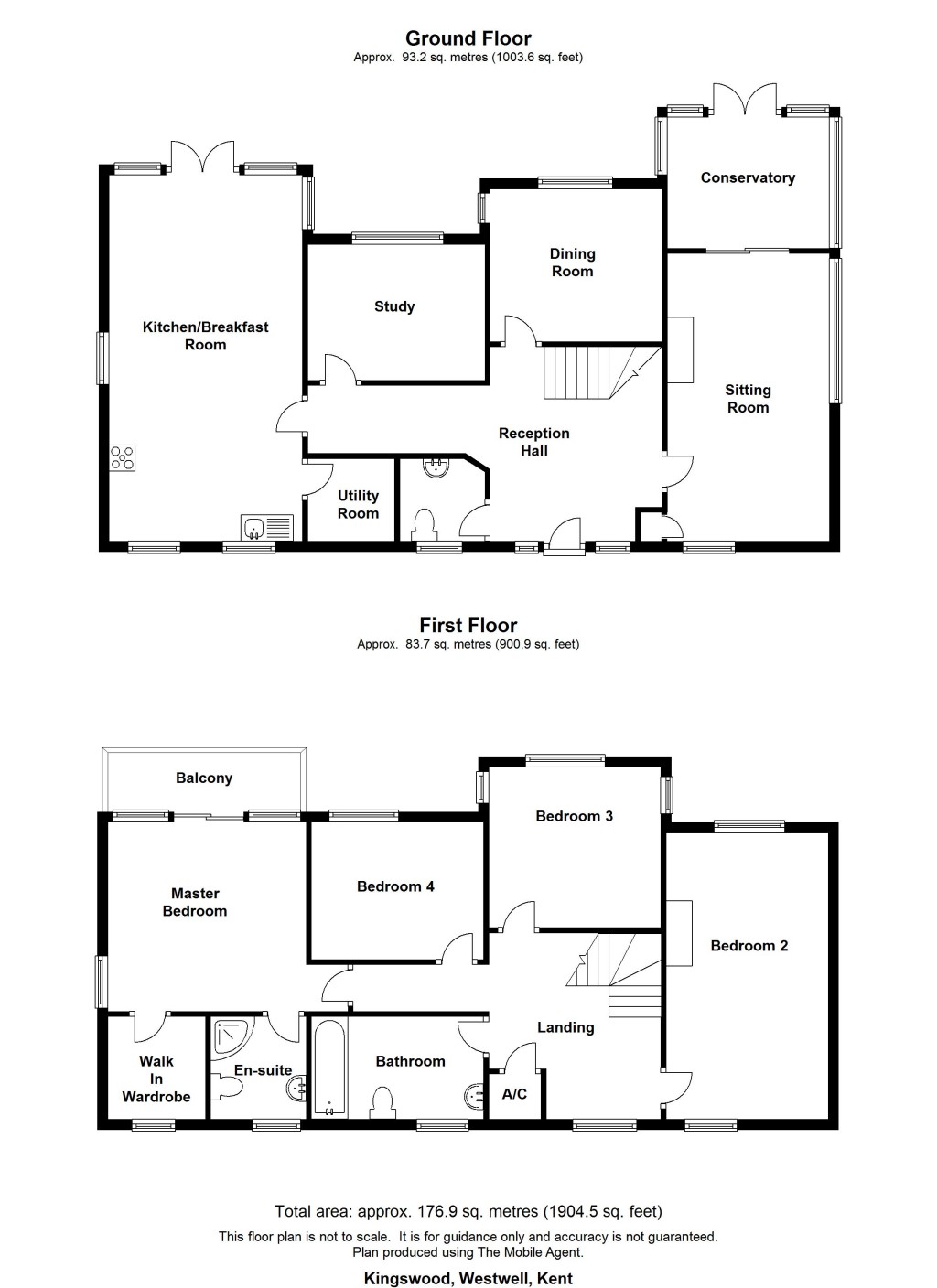 Floorplans For Kingswood, Westwell