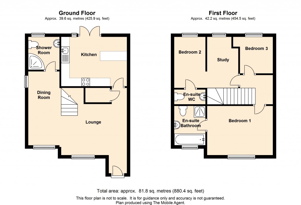Floorplans For Mitchell Close, Lenham