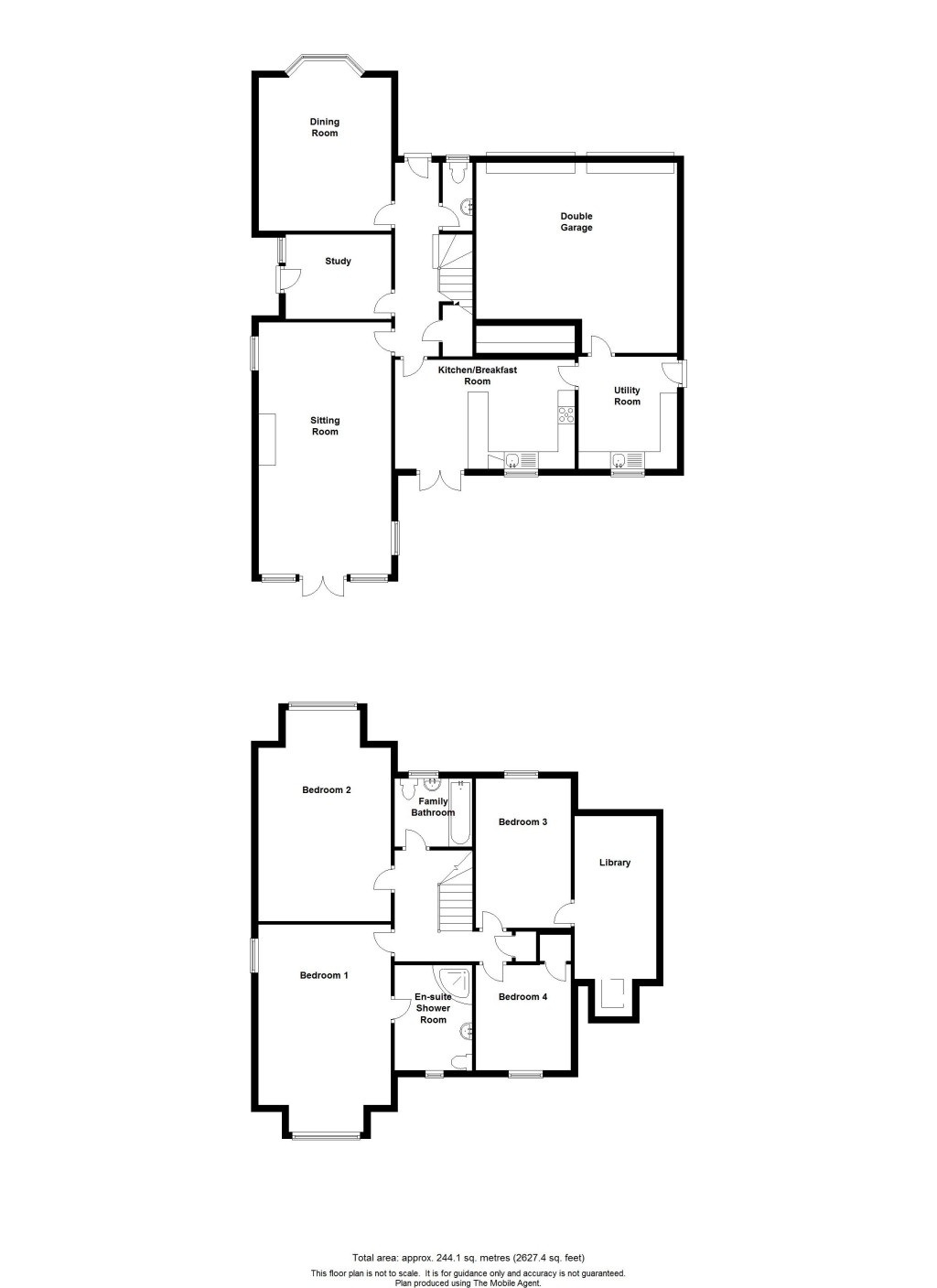 Floorplans For Jonleigh, Lambden Road, Pluckley