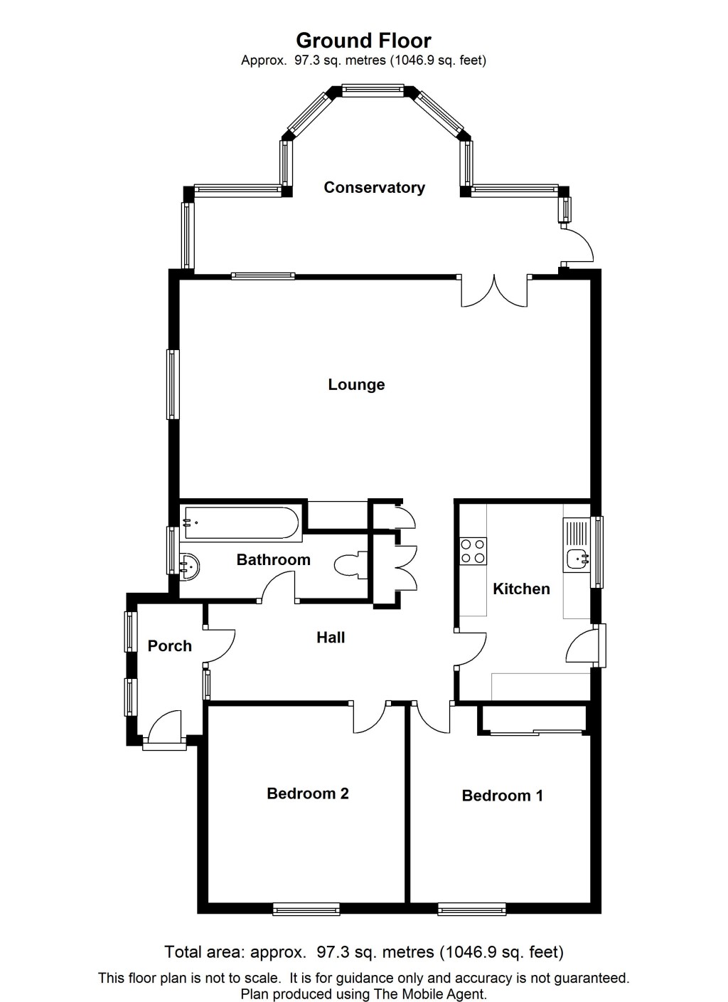 Floorplans For Maples, The Street, Pluckley