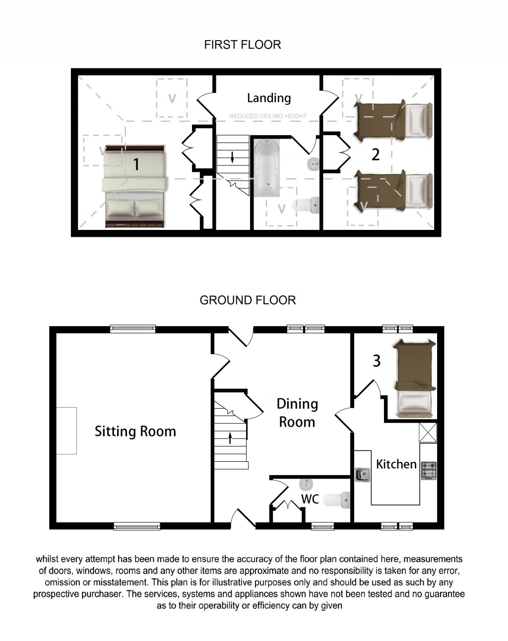 Floorplans For The Old Stables, The Street, Pluckley