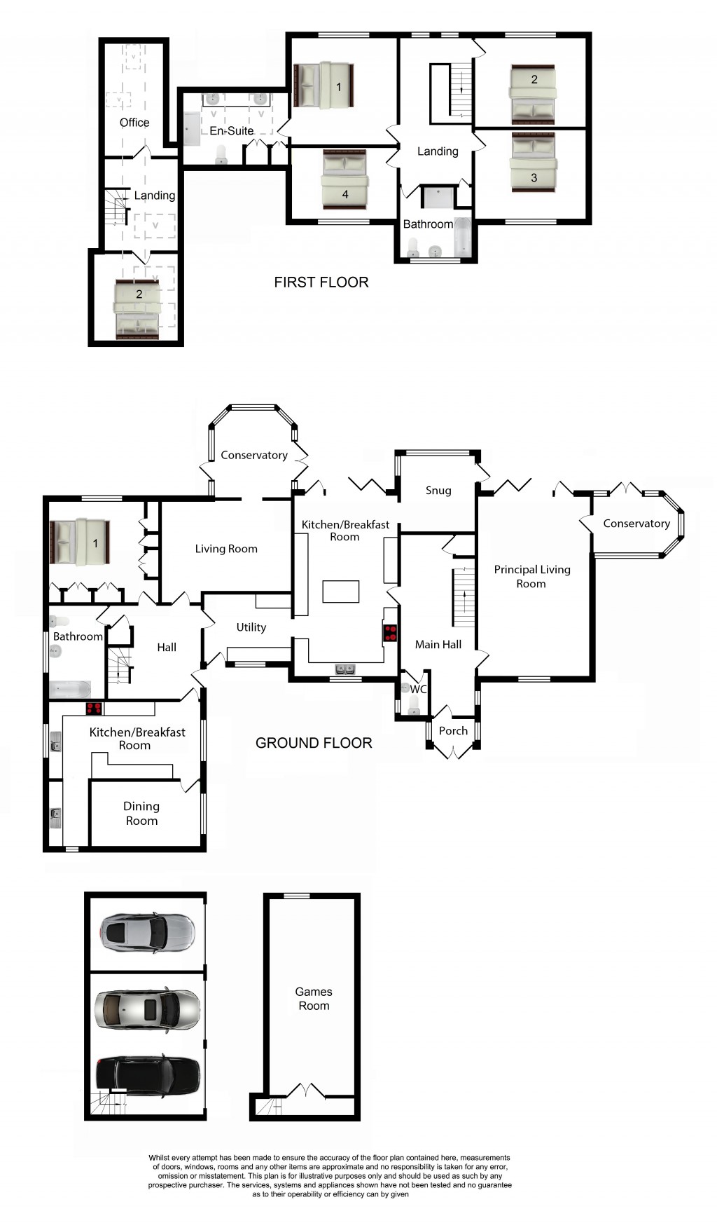 Floorplans For Cherry Hey, Charing Hill, Charing