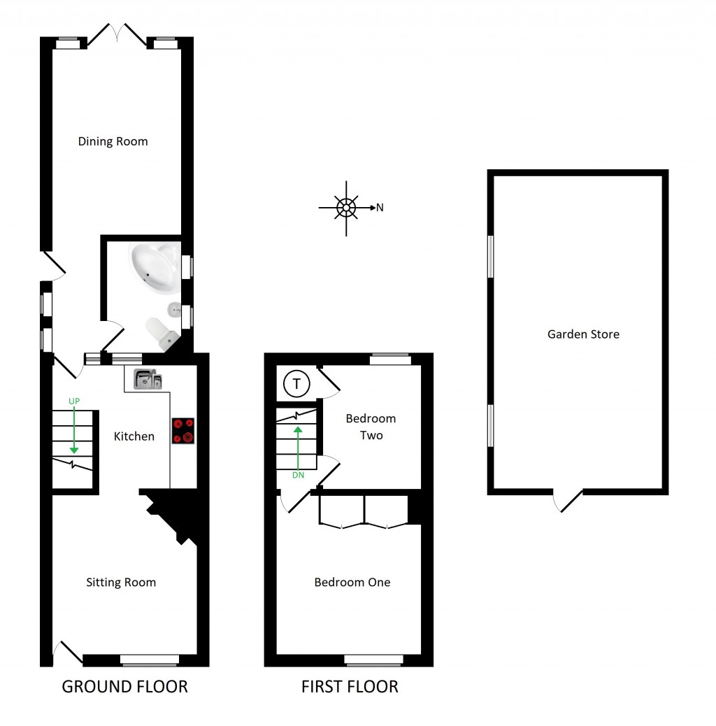 Floorplans For Hillside Cottages, Liverton Hill, Sandway