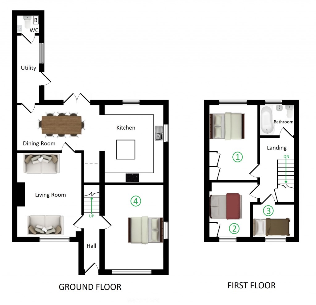 Floorplans For St Cosmus Close, Challock