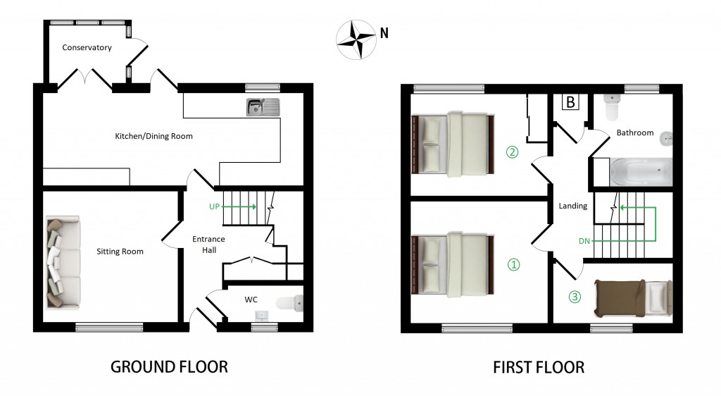 Floorplans For Hither Field, Charing