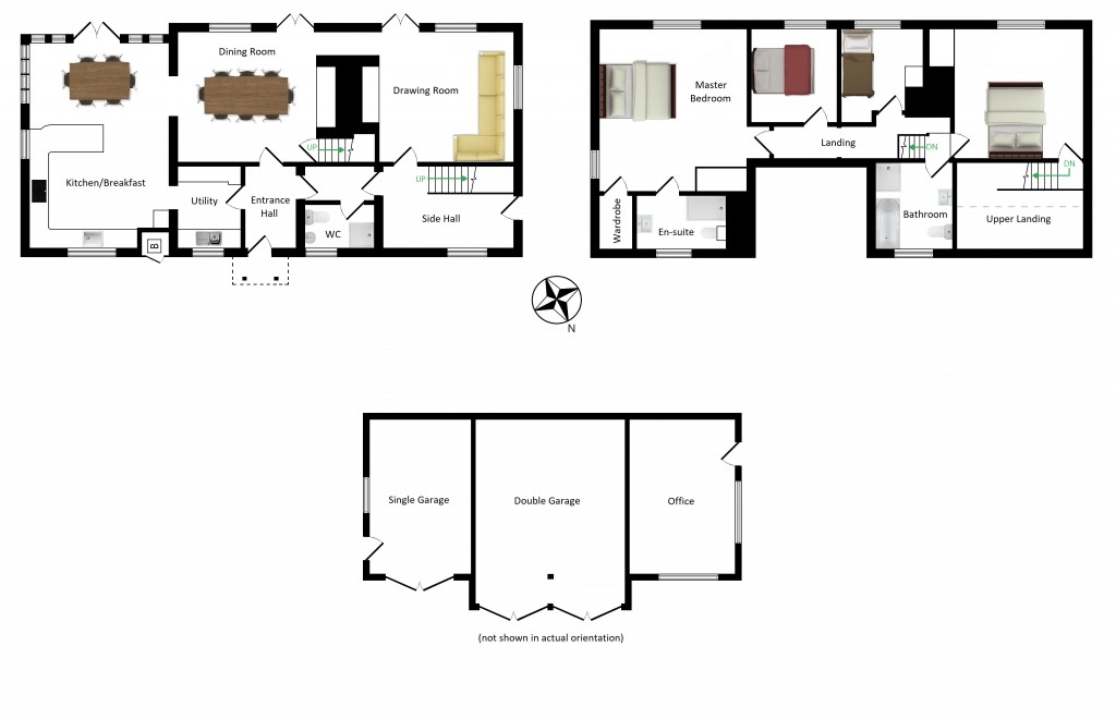 Floorplans For Little Bletchenden, Bletchenden Road, Headcorn