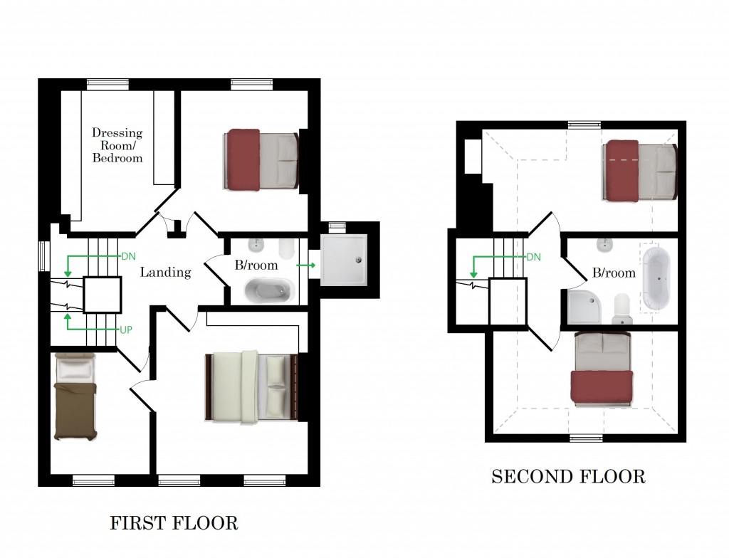 Floorplans For Peckwater House, 17 High Street, Charing