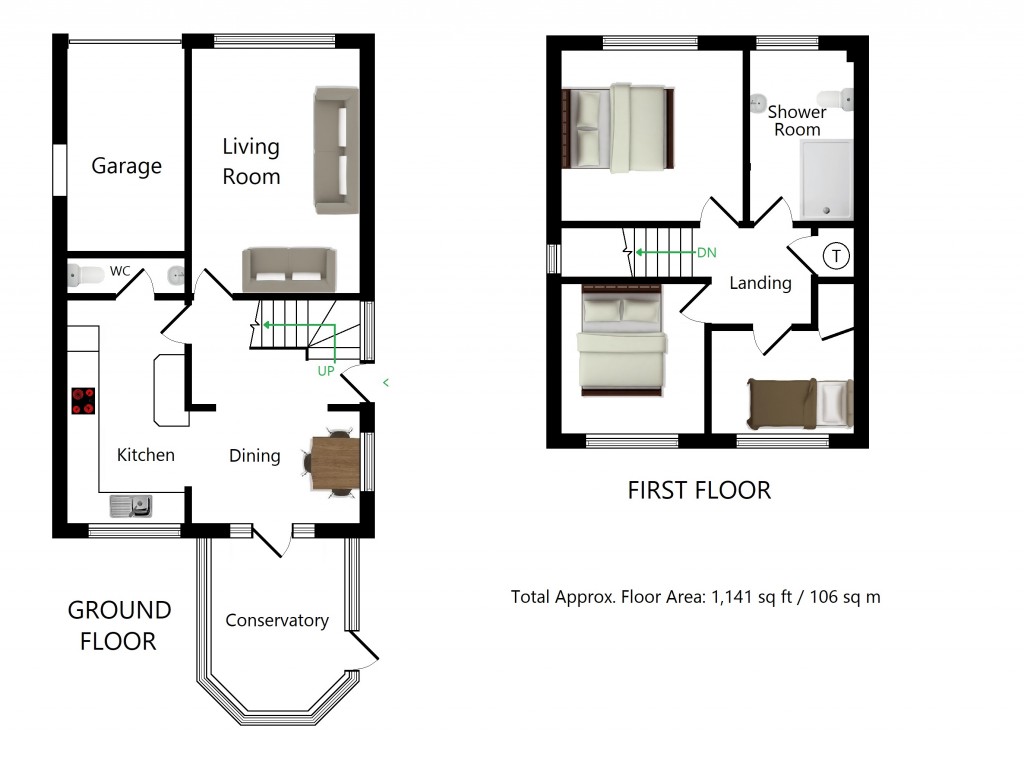 Floorplans For Haffenden Meadow, Charing