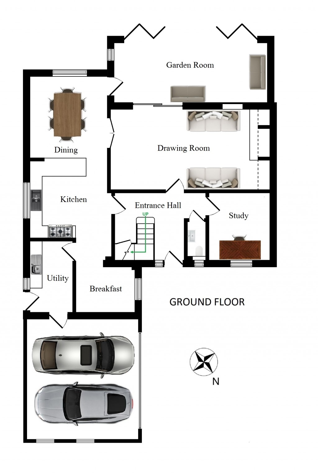Floorplans For Silver Birches, Pett Lane, Charing