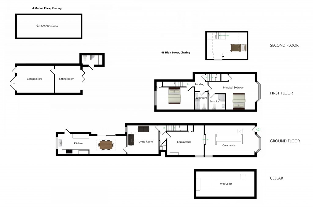 Floorplans For Market Place, Charing