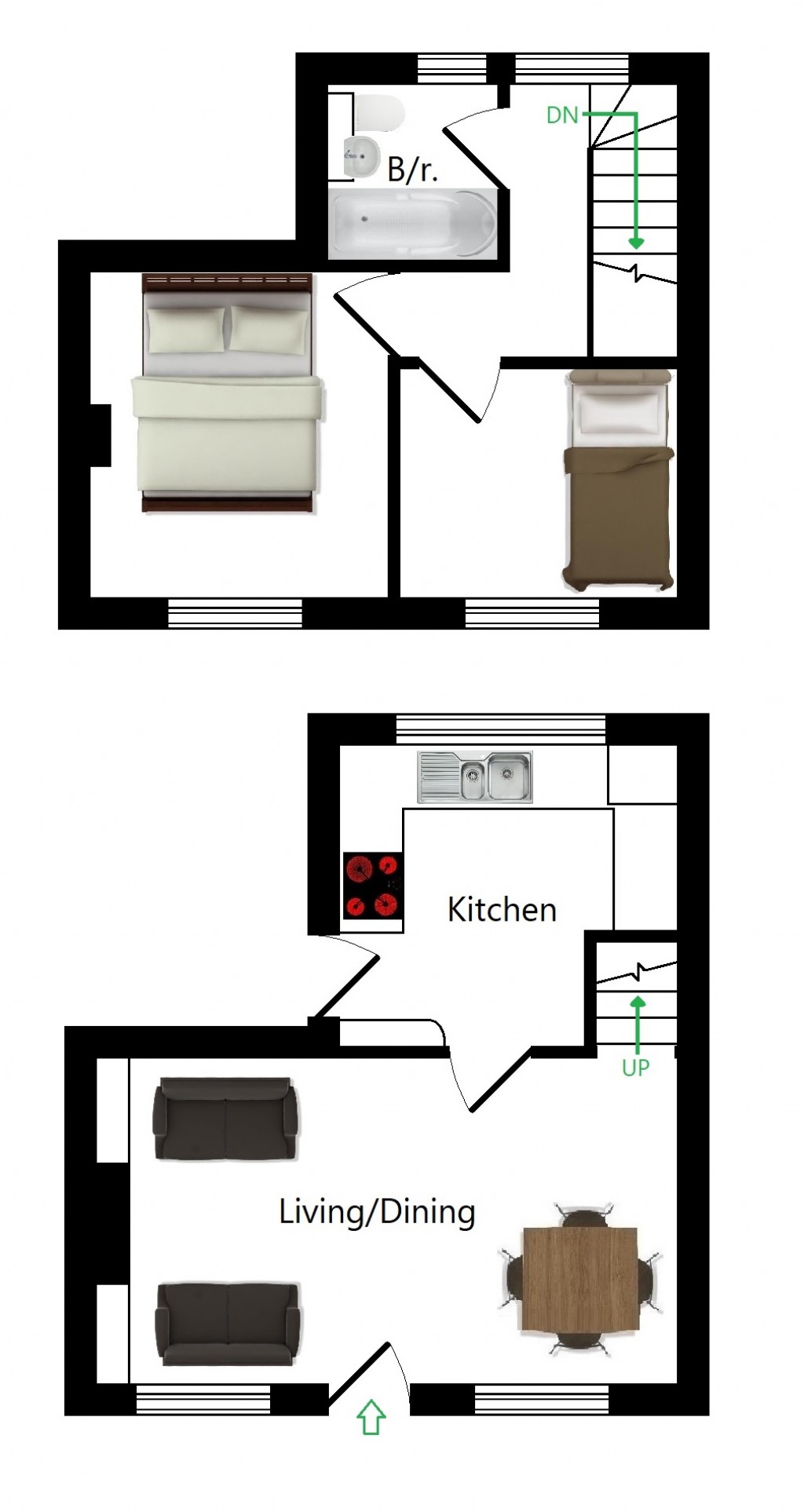 Floorplans For Station Road, Charing