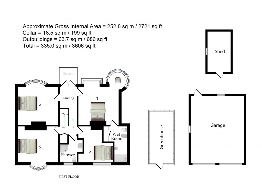 Floorplans For Seymour, The Hill, Charing