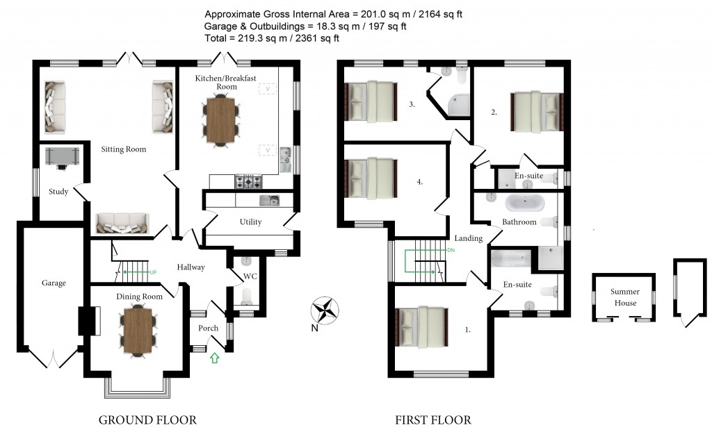 Floorplans For The Landway, Bearsted