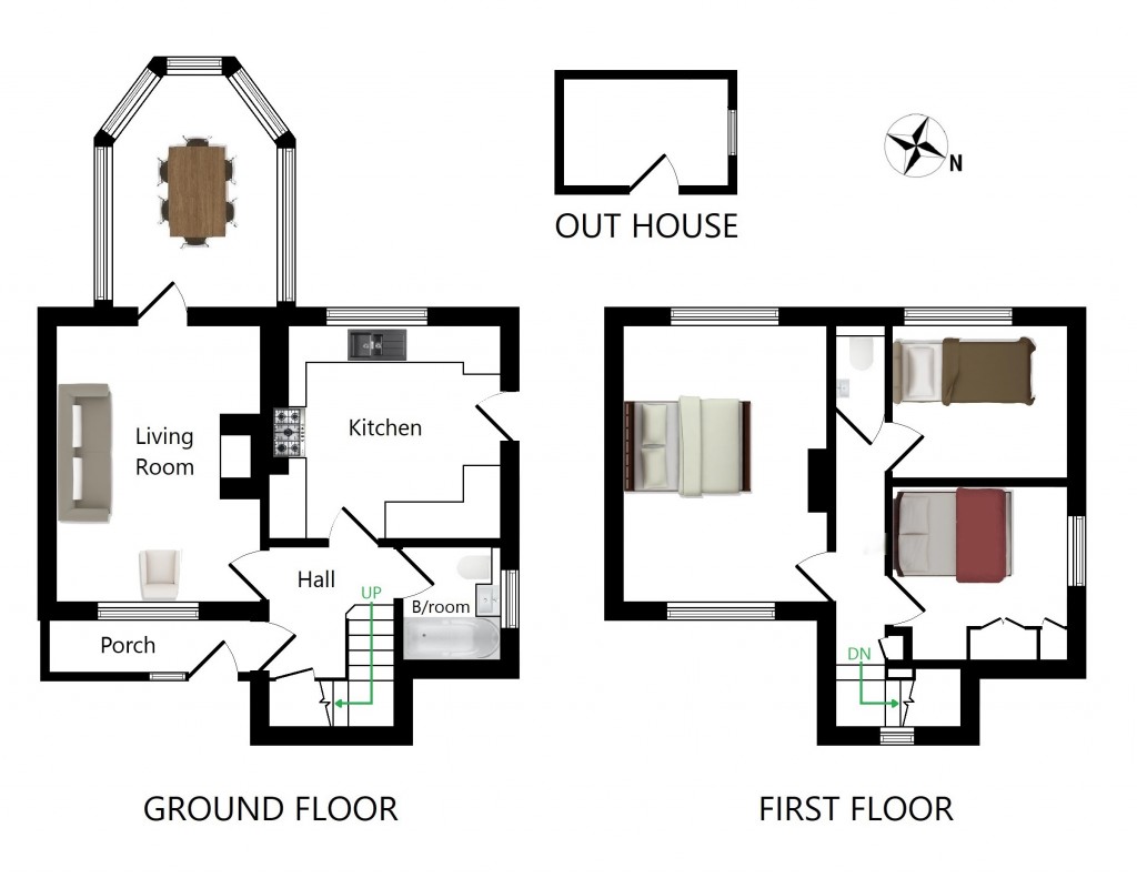 Floorplans For Moat Park Houses, Charing