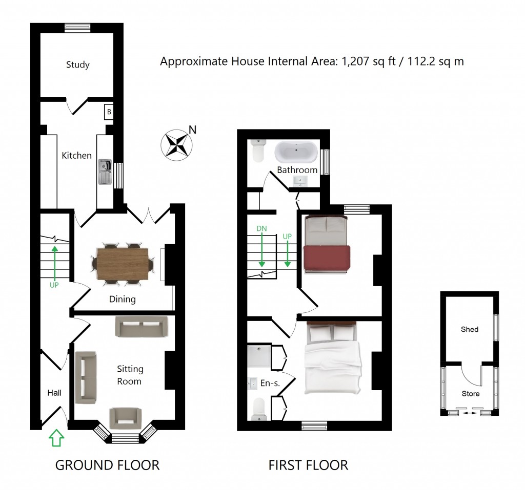 Floorplans For Station Road, Charing