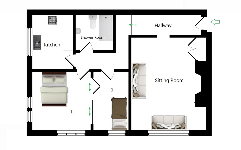 Floorplans For Elizabethan Court, High Street, Charing