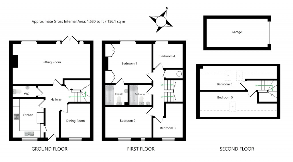 Floorplans For Lenham Road, Headcorn