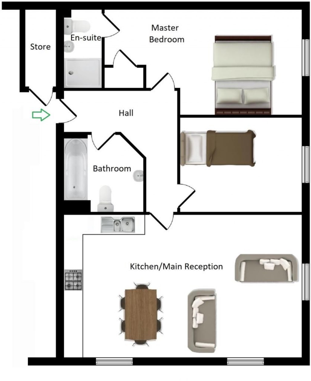 Floorplans For Brenchley Mews, Charing