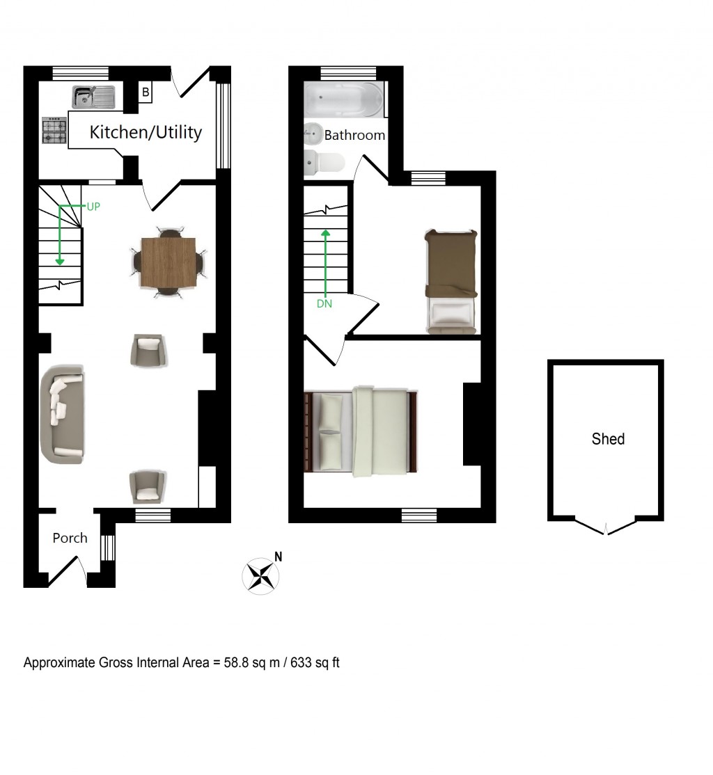Floorplans For Station Road, Charing
