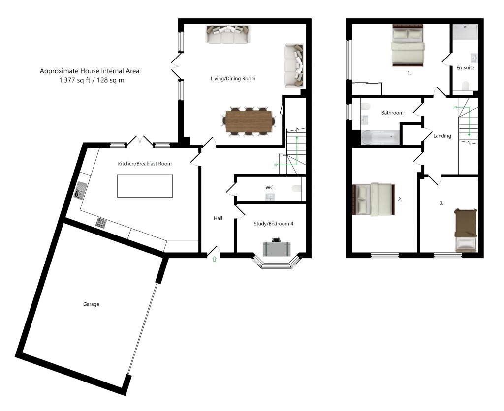 Floorplans For Tolhurst Way, Maidstone