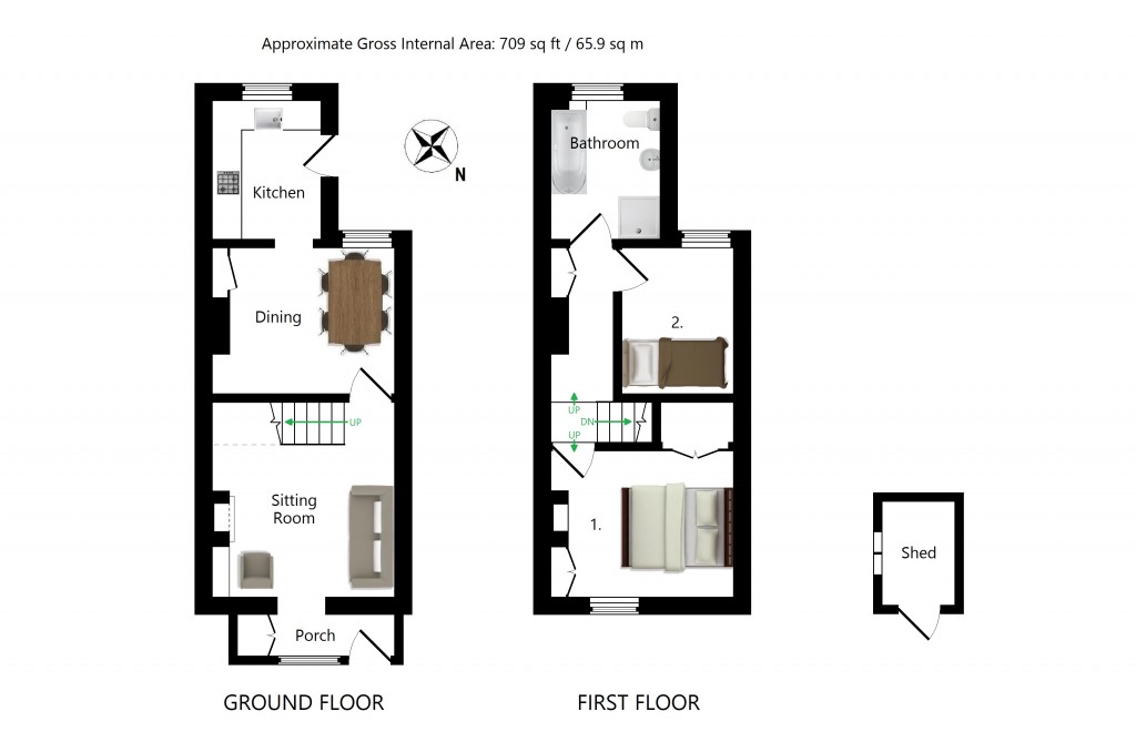 Floorplans For Kennington Road, Ashford