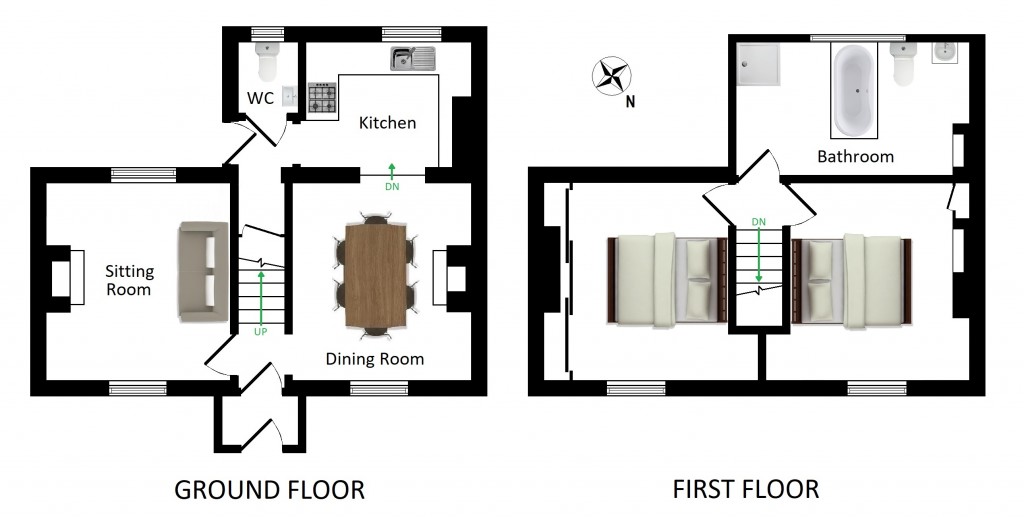 Floorplans For Chapel Row, Hothfield