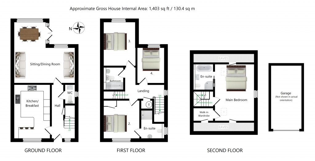 Floorplans For Bill Deedes Way, Aldington