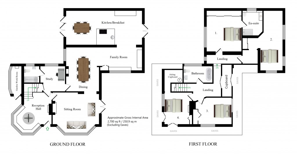 Floorplans For Twyford House, Charing Hill, Charing