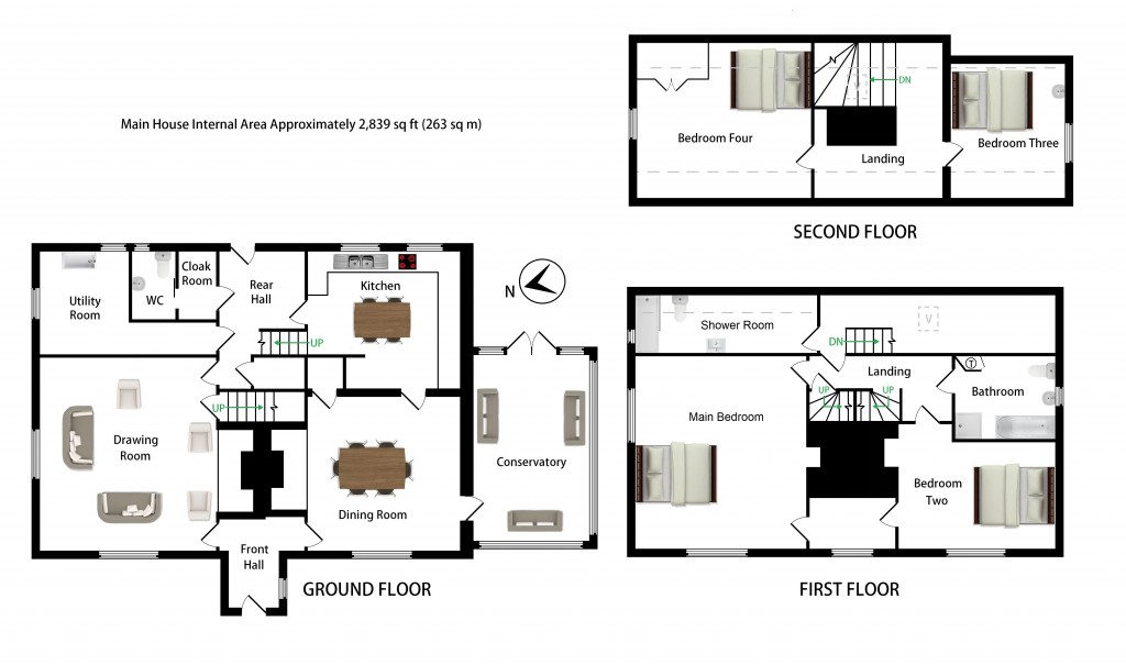Floorplans For Luckhurst, Smarden Road, Pluckley