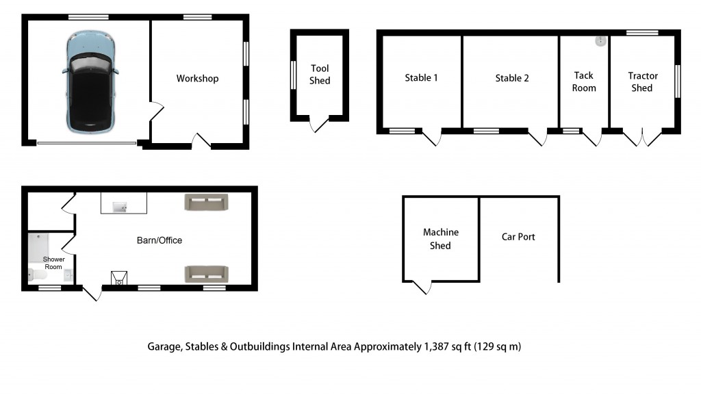 Floorplans For Luckhurst, Smarden Road, Pluckley