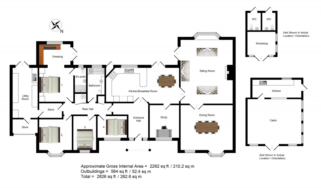 Floorplans For Charing Lodge, Pett Lane, Charing