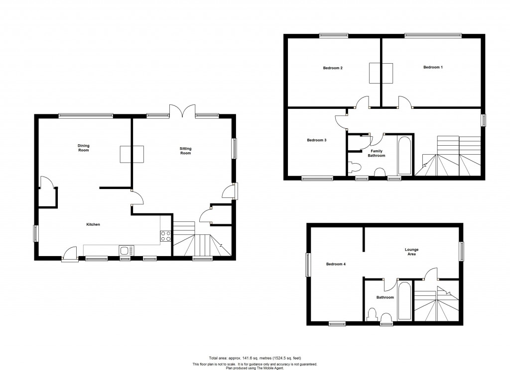Floorplans For Newlands Cottage, Newlands Road, Charing