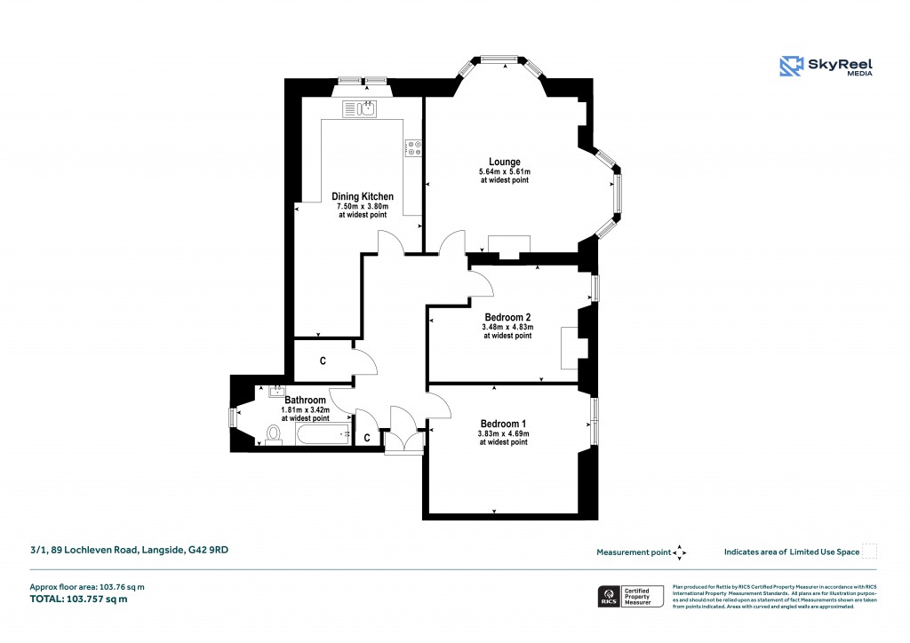 Floorplans For Battlefield, Glasgow