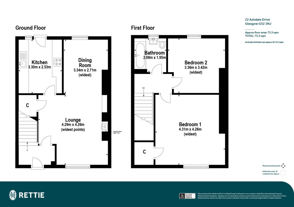 Floorplans For Mosspark, Glasgow