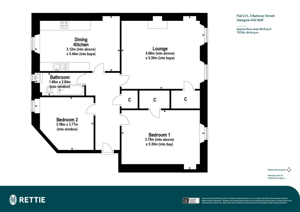 Floorplans For Queens Park, Glasgow