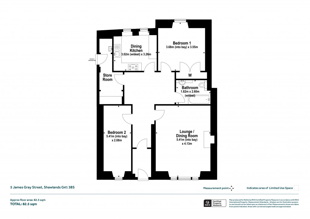 Floorplans For Shawlands, Glasgow