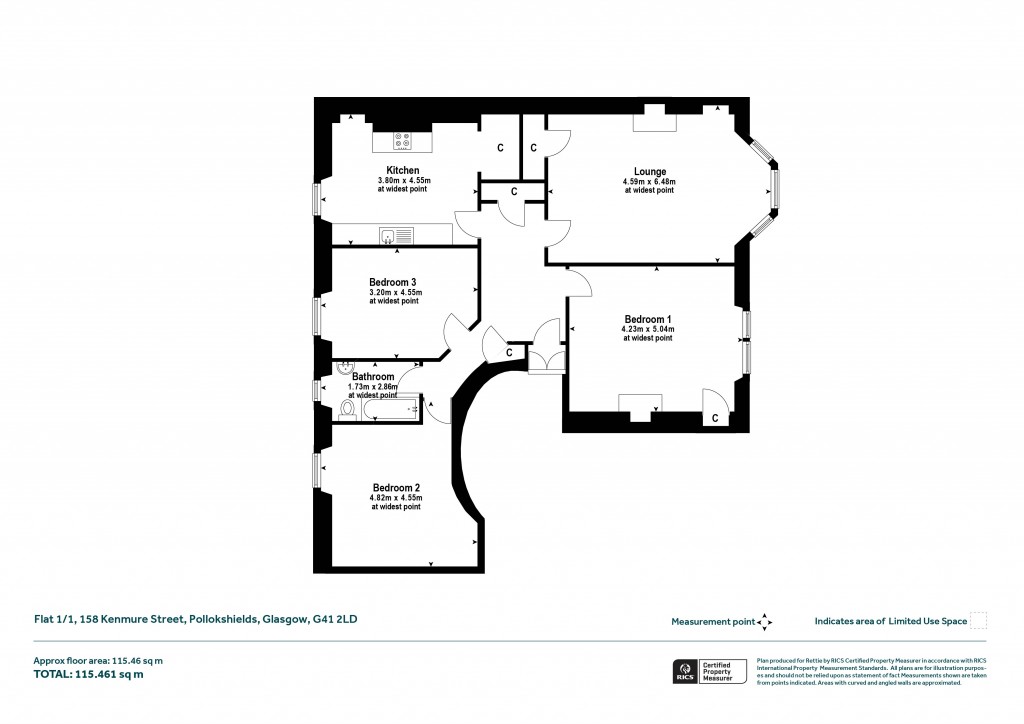Floorplans For Pollokshields, Glasgow