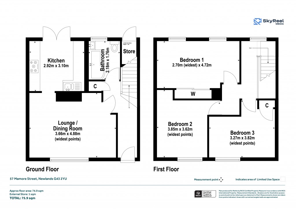 Floorplans For Newlands, Glasgow