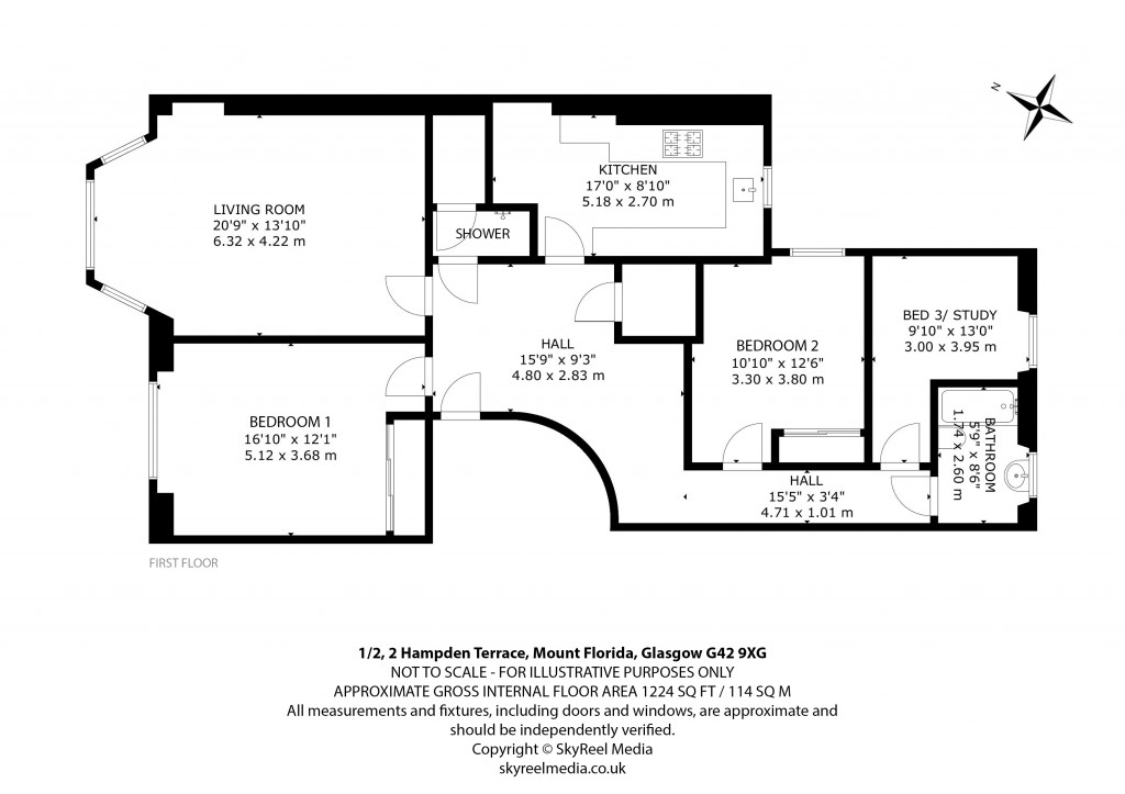 Floorplans For Mount Florida, Glasgow