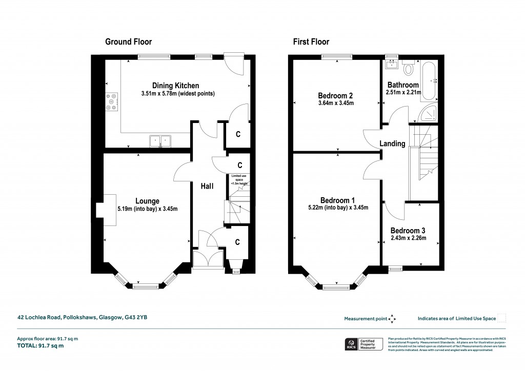 Floorplans For Newlands, Glasgow