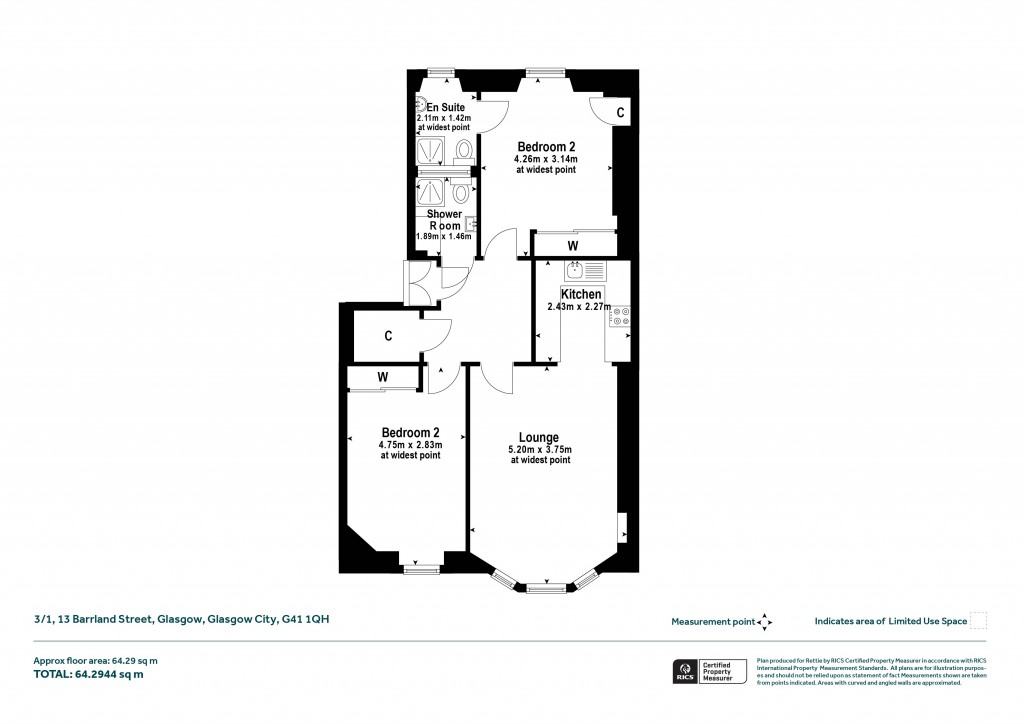 Floorplans For Pollokshields, Glasgow