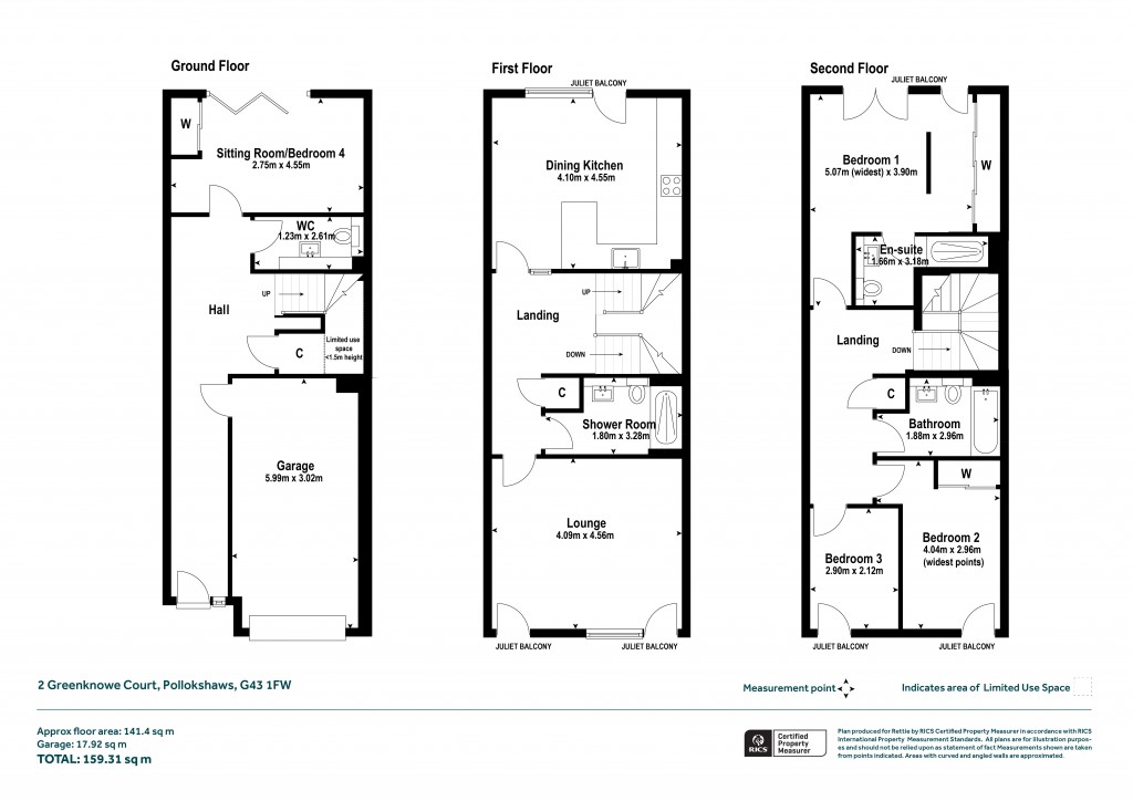 Floorplans For Pollokshaws, Glasgow