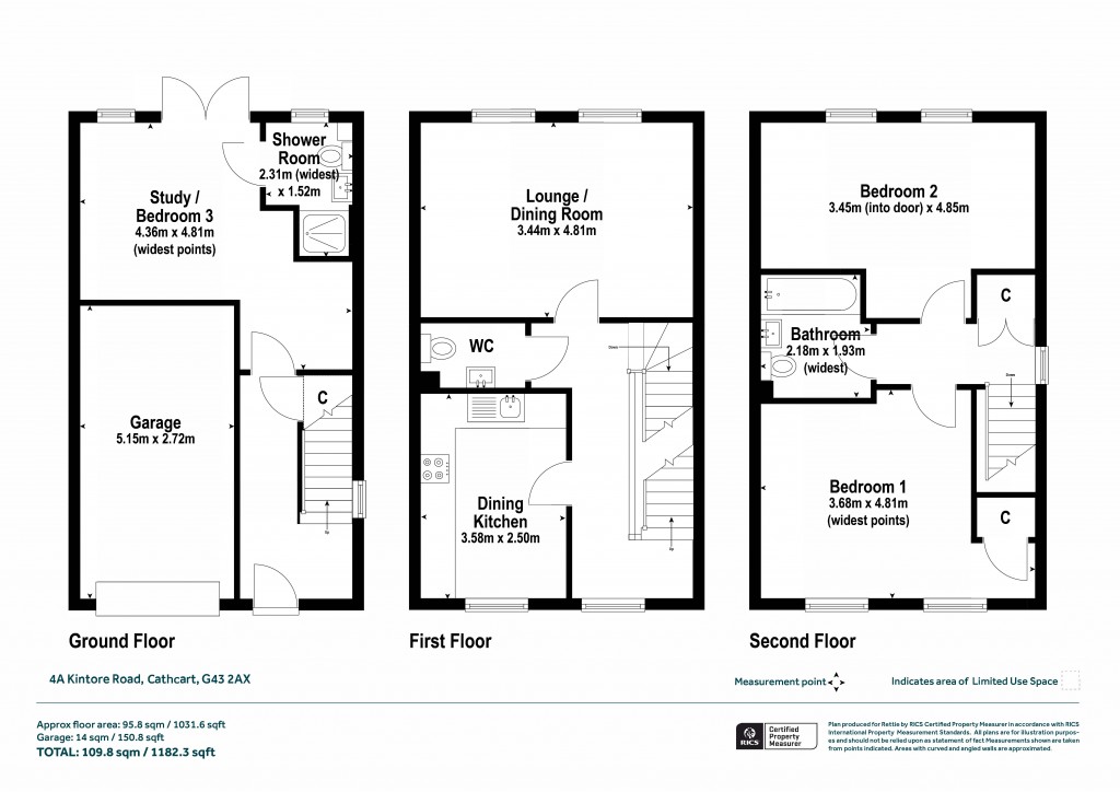 Floorplans For Cathcart, Glasgow