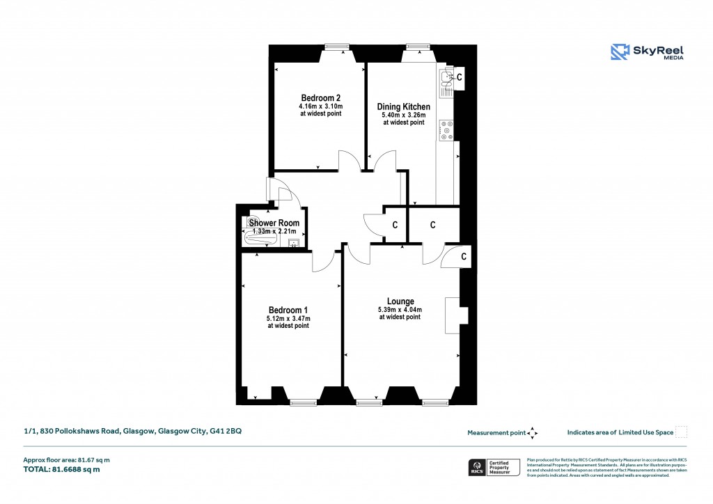 Floorplans For Strathbungo, Glasgow