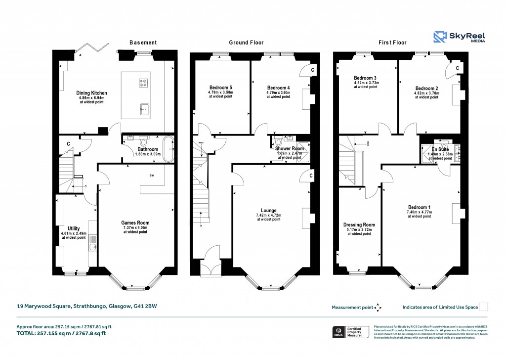 Floorplans For Strathbungo, Glasgow
