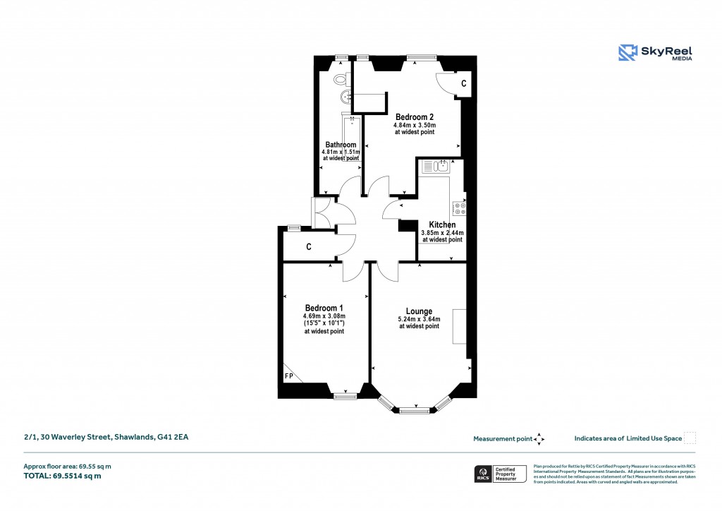 Floorplans For Shawlands, Glasgow