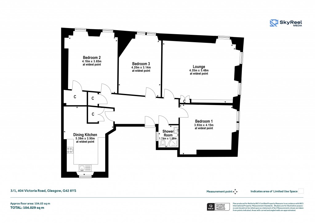 Floorplans For Queens Park, Glasgow