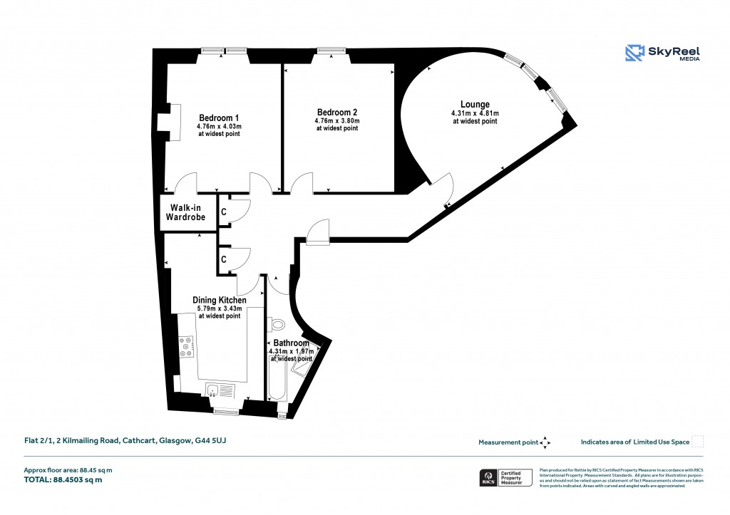 Floorplans For Cathcart, Glasgow