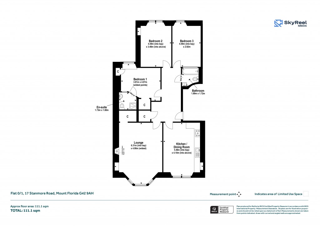 Floorplans For Mount Florida, Glasgow