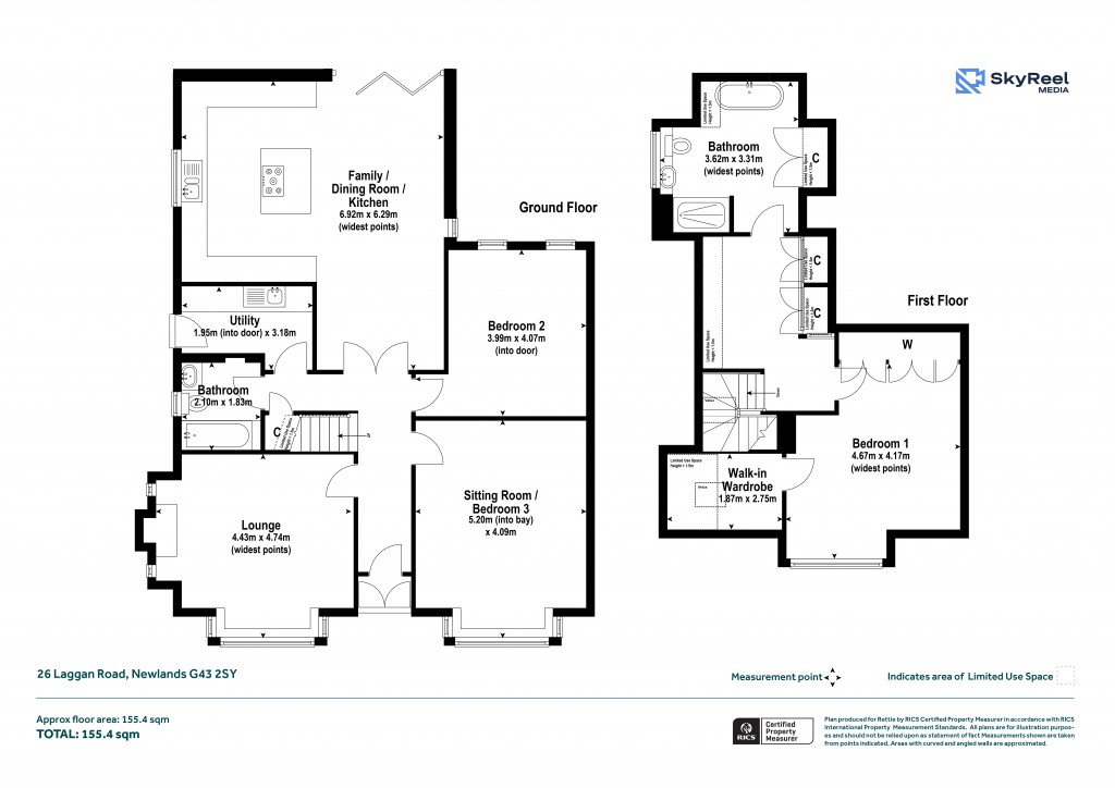 Floorplans For Newlands, Glasgow